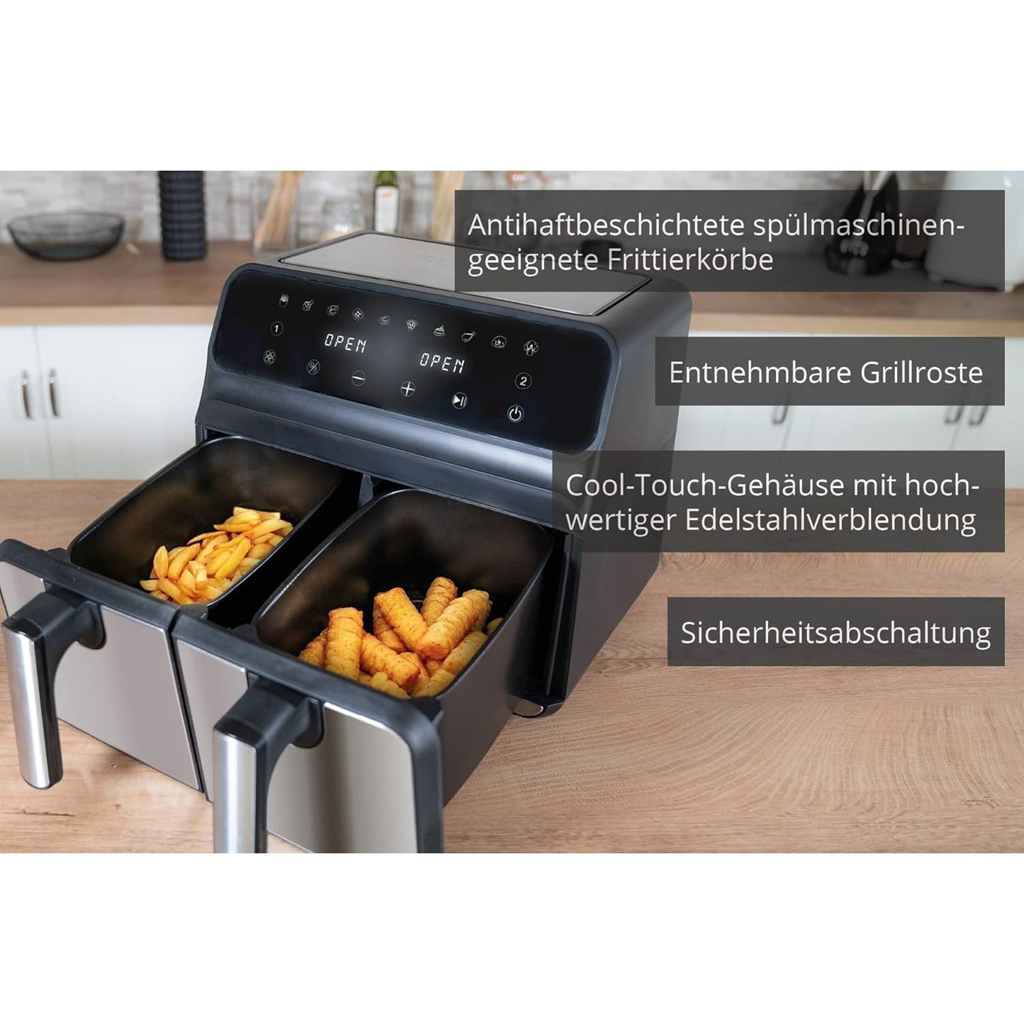 Unold Twin Zone 4L Double Air Fryer