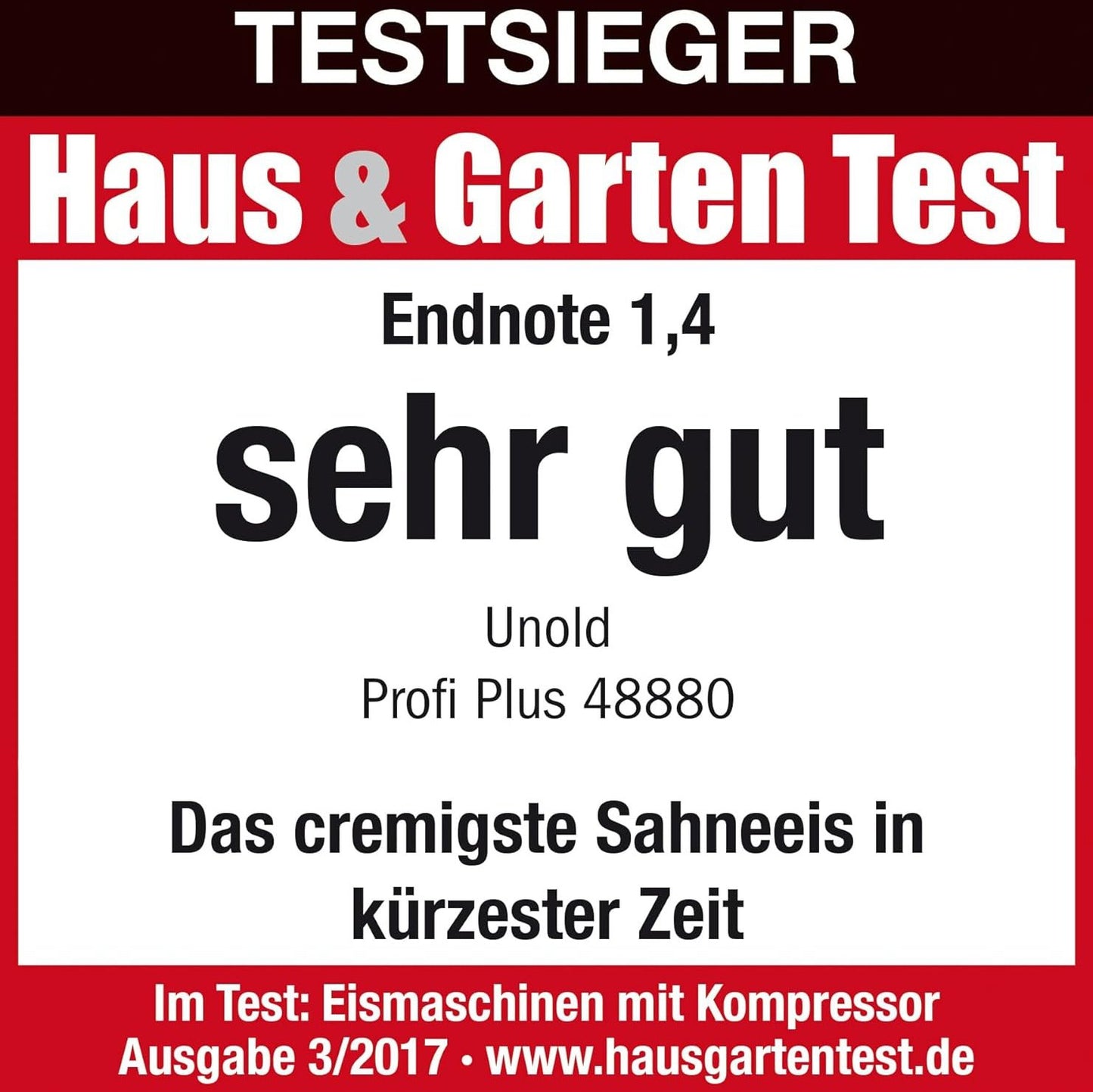 Unold Automatic Ice Cream Maker Profi Plus 180W