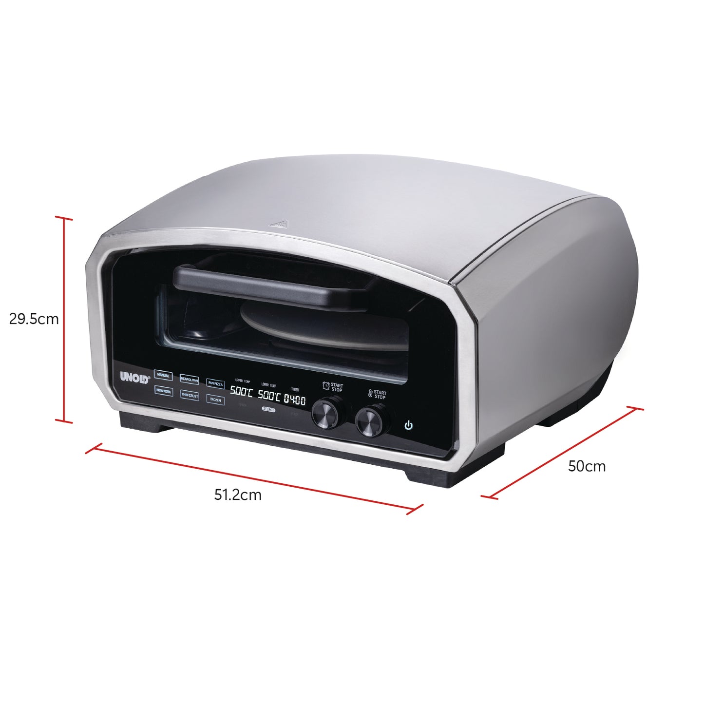 Unold Enzo 500°C Indoor and Outdoor Electric Pizza Oven