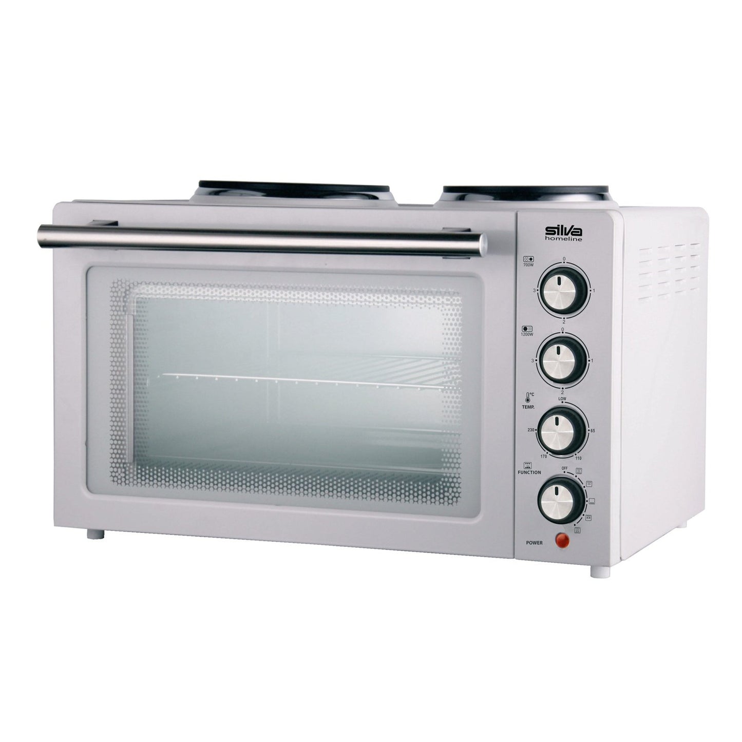 Silva Homeline Electric Mini Oven Rotisserie Grill & Hob 30L
