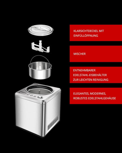 Unold Automatic Ice Cream Maker Exklusiv 180W