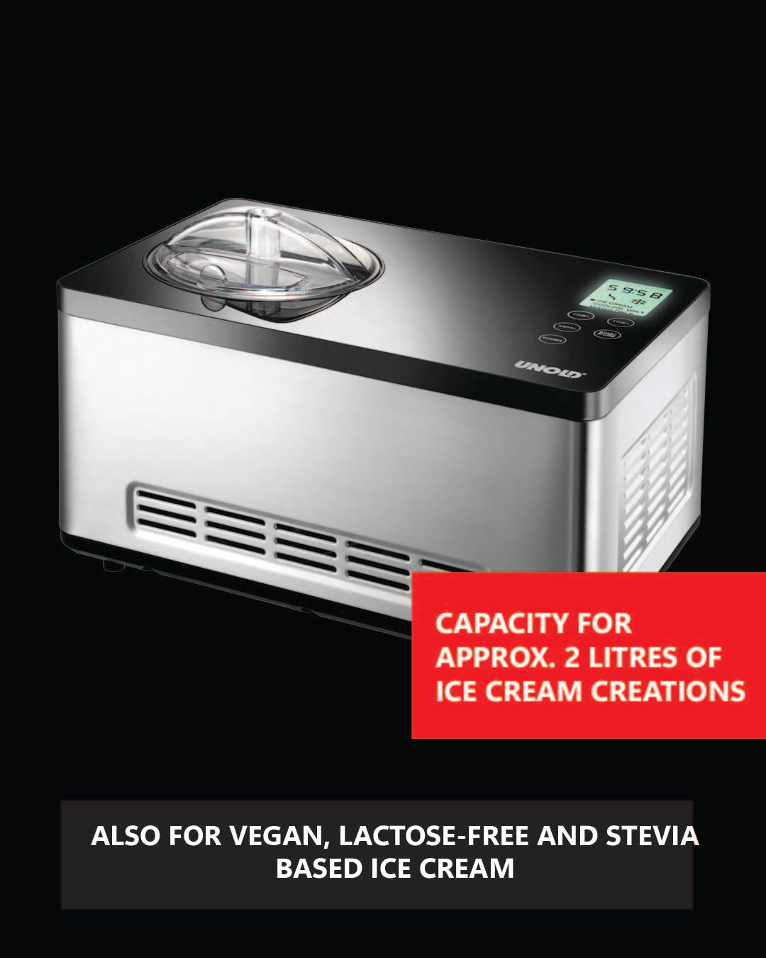 Unold Automatic Ice Cream Maker Gusto 180W