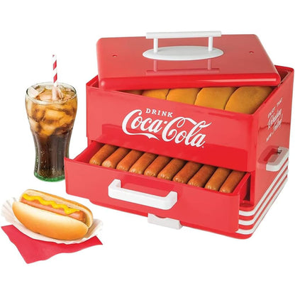 Coca-Cola Hot Dog Cooker with Bun Warmer
