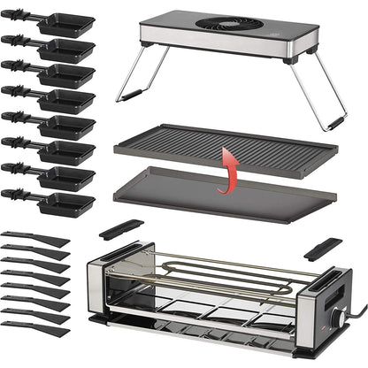 Unold Smokeless Electric Raclette with Air Filter