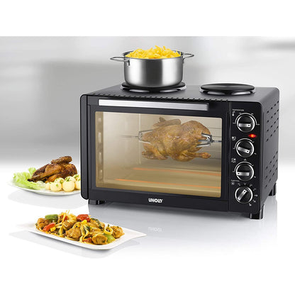 Unold All-in-One Electric Mini Oven Rotisserie Grill & Hob 30L